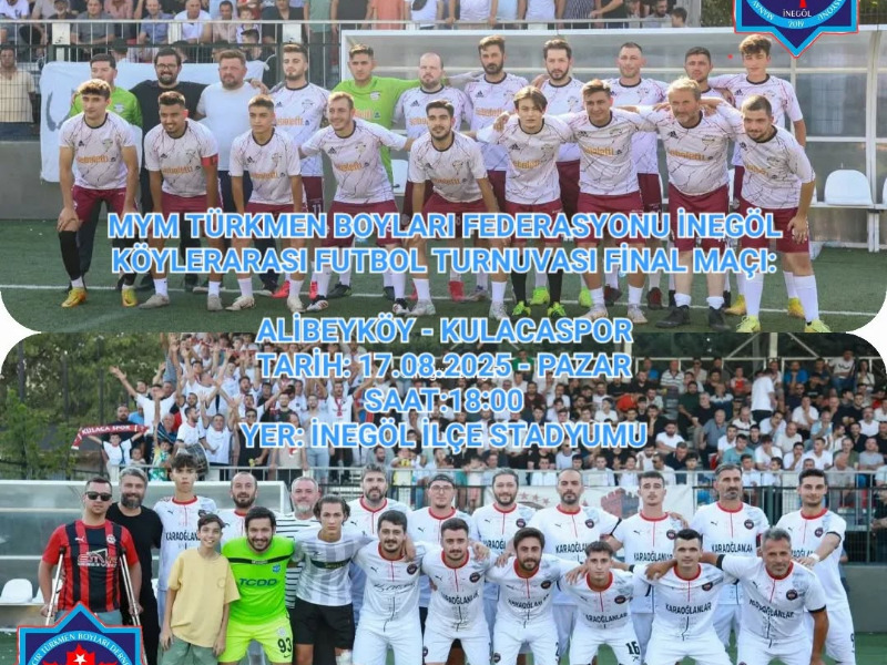  İnegöl'de kupa günü Alibeyköy ile Kulaca şampiyonluk için sahada